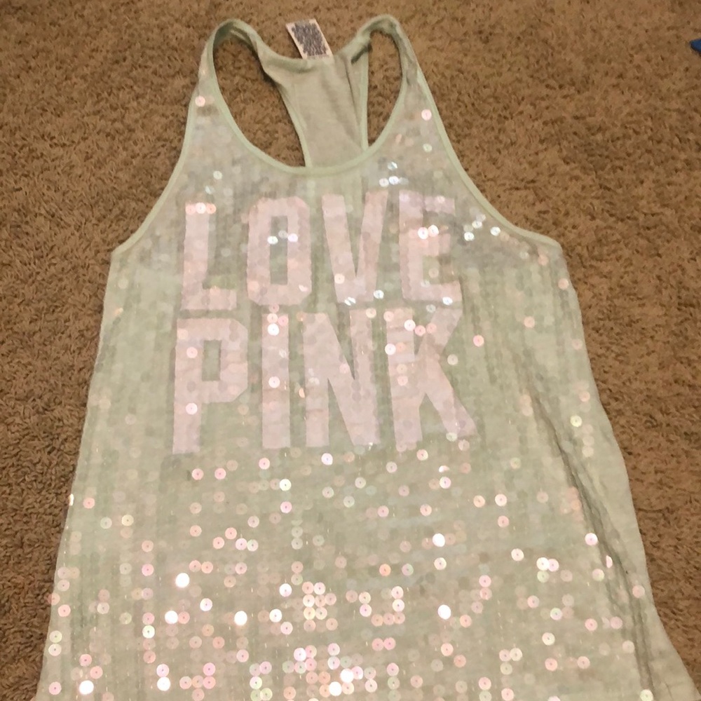 Victoria Secret Pink sequined tank!